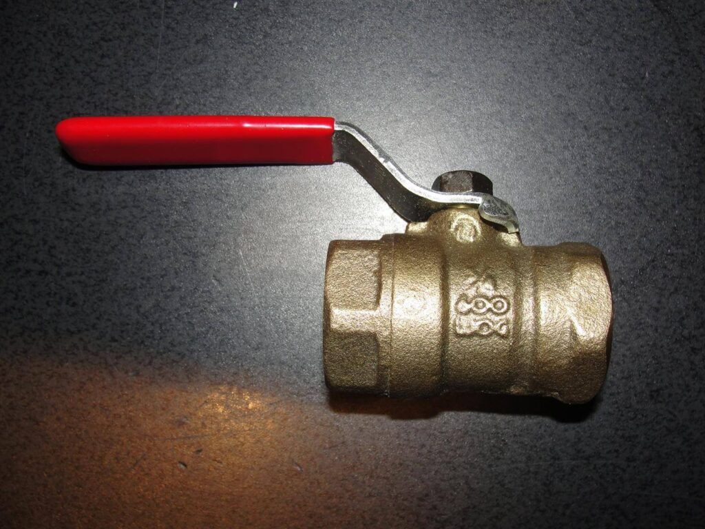 ball valve shut off leaking